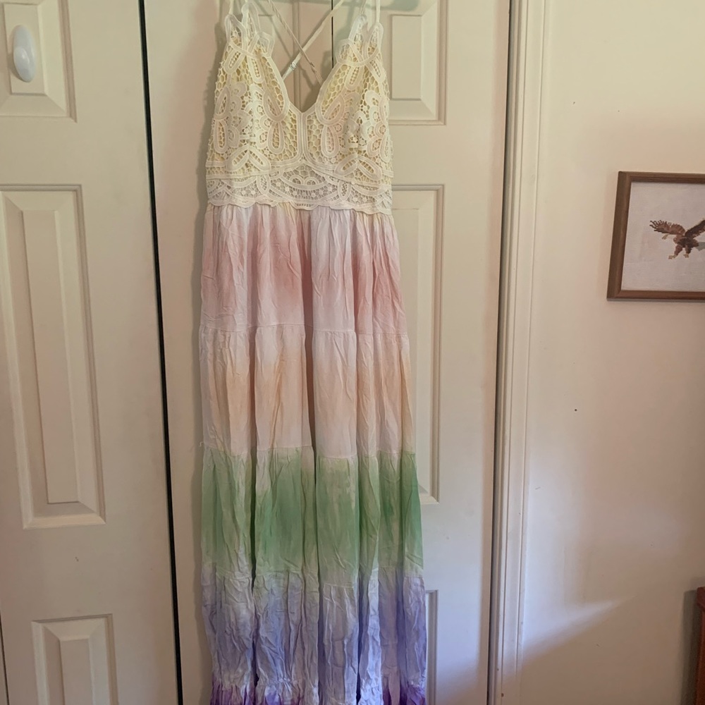 Ombre maxi dress- NWOT